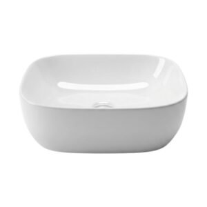 Bathroom sink Maramori ART BASIN Rectangle White Glossy 490*395*135 MAR_2143