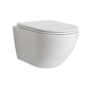 Подвесной унитаз Maramori TORNADO с функцией смыва распылителя розеткой P белый глянцевый 495*365*365 MAR_046E-UQ3