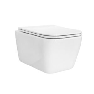 Wall-hung toilet Maramori TORNADO with flush spray P outlet white glossy 490*400*365 MAR_124E-UQ3
