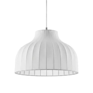 ჭაღი Juncan თეთრი აბრეშუმის E27 50*39სმ MD6553-50*39