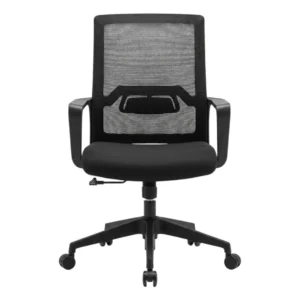 Office chair Gojo Black OS-50 Plastic black frame Medium backrest with mesh H-11 58*58*92.5cm 804-1B/OS-50/H-11