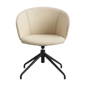 Office chair Hongqiao dark beige 213# artificial leather medium backrest height adjustable CM-T213BS-Baige