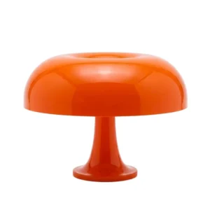 Table lamp Juncan orange glass metal E27 D32*H22,3cm T4234