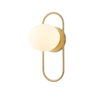Настенный светильник Juncan золотистый металлический стеклянный G9 H24cm W2099BK