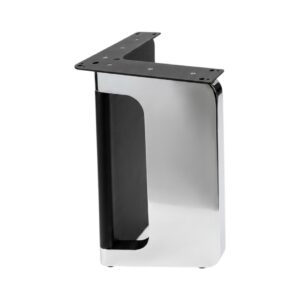 Table legs Miago Stainless steel Black wood T24-1055