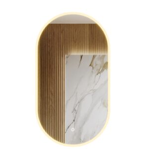 Jade Зеркало Beverly овальное со светодиодной подсветкой, 45*30*90 см, JA28012-60W-Mirror